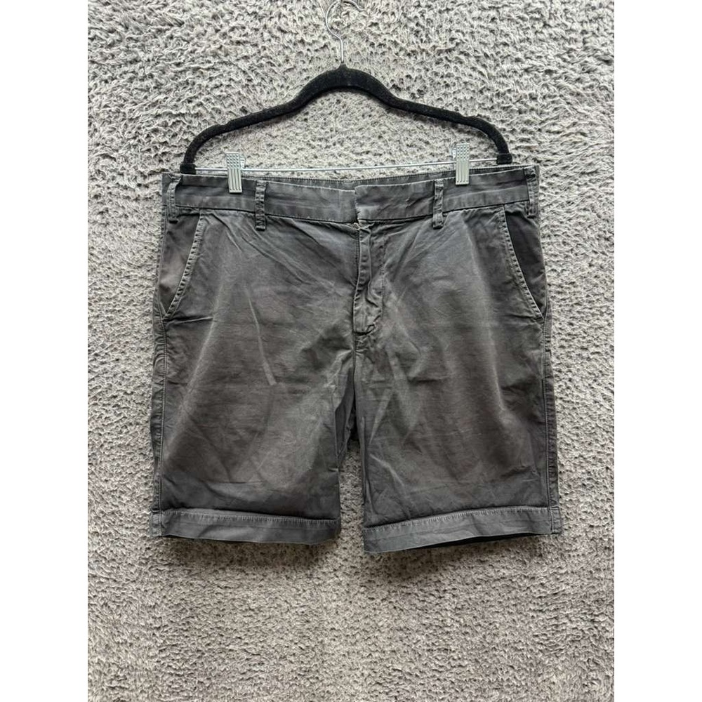 Save‎ Khaki United SKU Cotton Twill Bermuda Shorts Dark Grey Mens Size 36